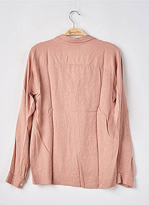 Chemisier tissage crêpe manches longues rose PAUL & JOE femme