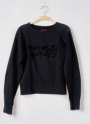 Sweat-shirt sérigraphie floquée manches longues noir LEVIS femme