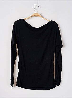 T-shirt manches longues manches longues noir MORGAN femme