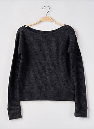 Pull tissage chiné manches longues gris PRETTY LITTLE THING femme