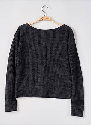 Pull tissage chiné manches longues gris PRETTY LITTLE THING femme