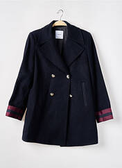 Manteau long bleu MANGO & SALT pour femme seconde vue