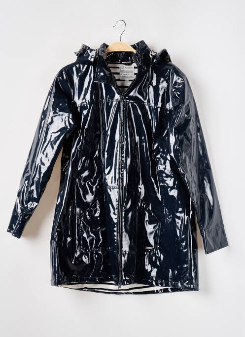 Imperméable manches longues a capuche bleu ARMOR LUX femme