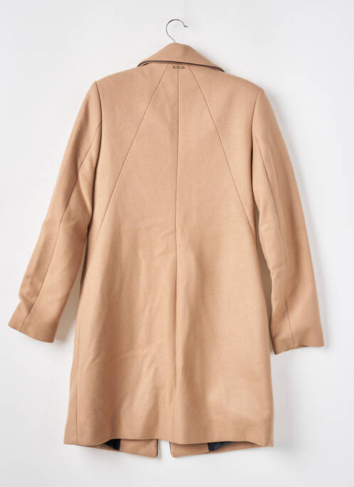 Manteau long beige ONE STEP pour femme