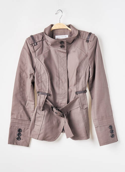 Veste casual gris ZARA pour femme