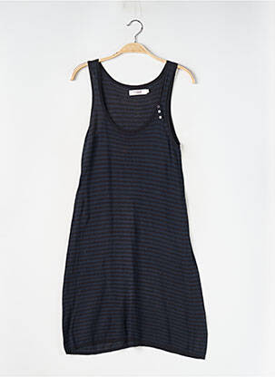 Robe pull col rond sans manche bleu COMPTOIR DES COTONNIERS femme