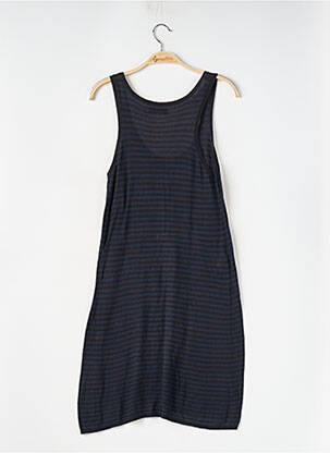 Robe pull col rond sans manche bleu COMPTOIR DES COTONNIERS femme