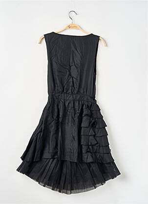 Robe mi-longue sans manche sans manche noir MORGAN femme