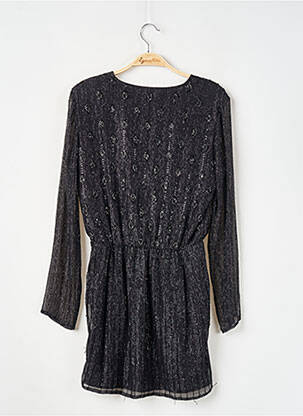 Robe courte manches longues manches longues noir SANS MARQUE femme