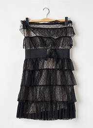 Robe courte sans manche sans manche noir SANDRO femme