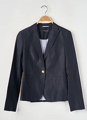 Blazer poches bleu MASSIMO DUTTI femme