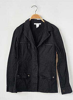 Veste casual col tailleur noir CÔTÉ FEMME femme