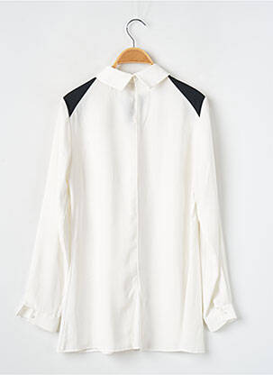 Tunique manches longues col chemisier blanc ANNE FONTAINE femme