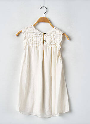 Top tissage crêpe sans manche beige MAJE femme