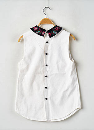 Top sans manche sans manche blanc MANOUSH femme