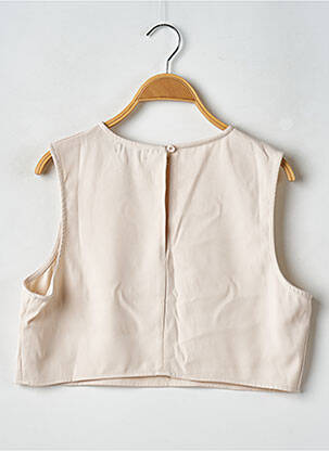 Top stretch sans manche beige NASTY GAL femme