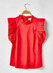 Blouse rouge HEINE pour femme seconde vue