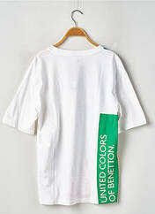 T-shirt blanc BENETTON pour femme seconde vue