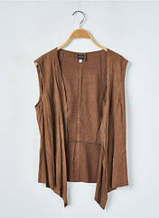 Veste casual marron 1 2 3 pour femme seconde vue