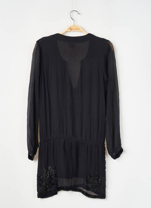 Robe courte manches longues manches longues noir ANTIK BATIK femme