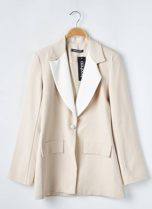 Blazer beige BOOHOO pour femme