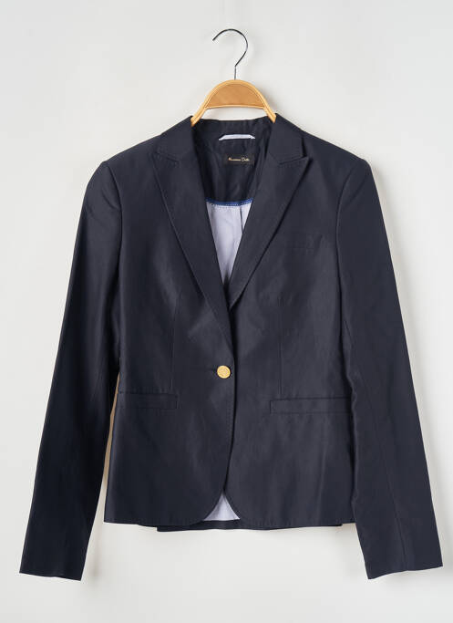 Blazer bleu MASSIMO DUTTI pour femme