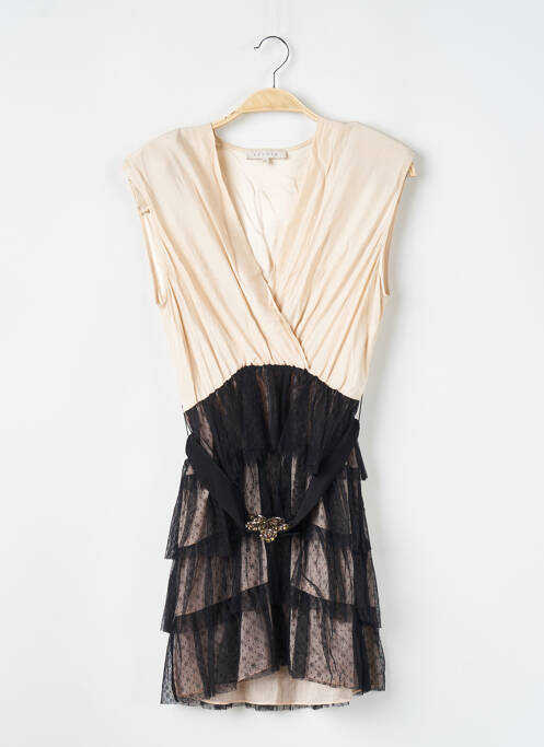 Robe courte beige SANDRO pour femme