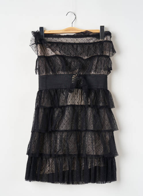 Robe courte noir SANDRO pour femme