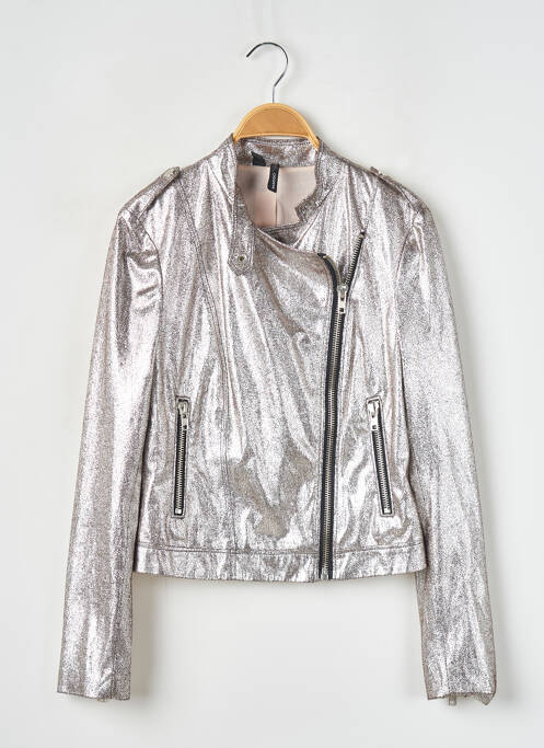 Veste casual argent MANGO pour femme