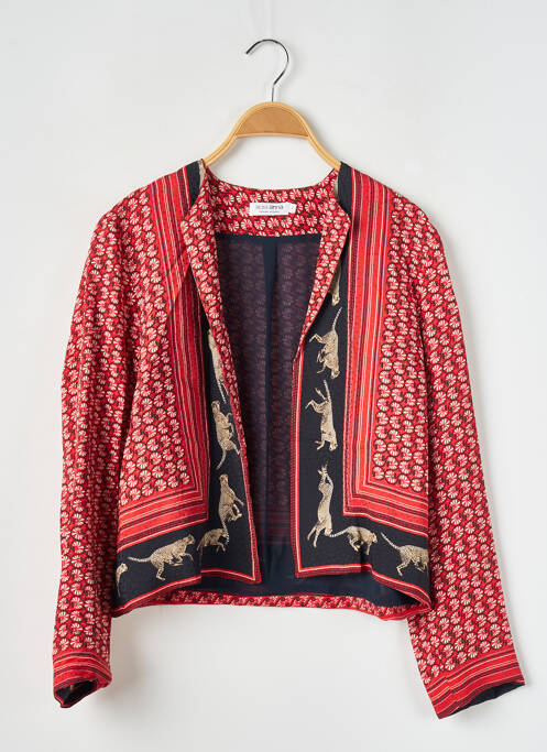 Veste casual rouge ROSE ANNA pour femme