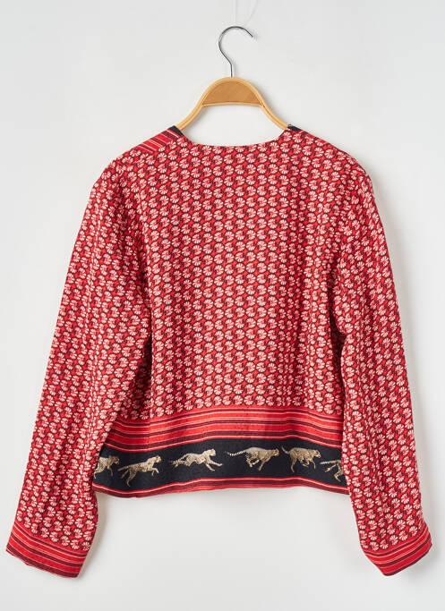 Veste casual rouge ROSE ANNA pour femme