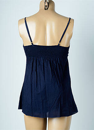 Ensemble lingerie bretelles élastiquées ajustables bleu GERMAINE DES PRÉS femme
