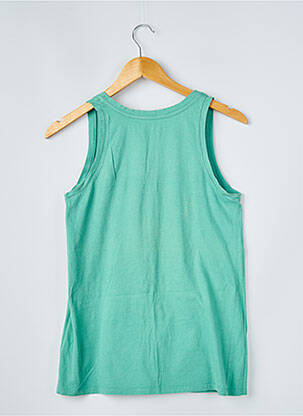 Débardeur tissage jersey sans manche vert ATHÉ femme