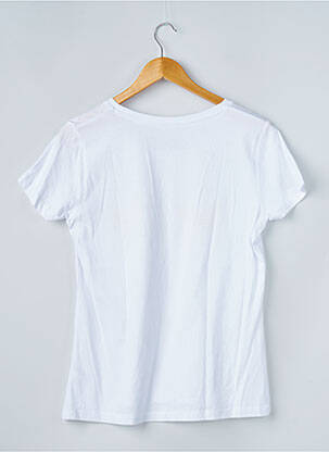 T-shirt coupe droite manches courtes blanc B&C femme