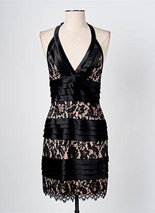 Robe courte sans manche sans manche noir BCBGMAXAZRIA femme