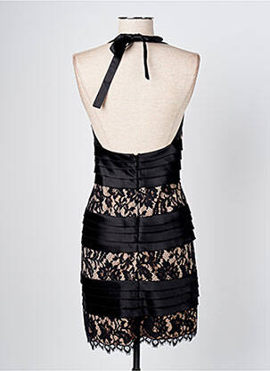 Robe courte sans manche sans manche noir BCBGMAXAZRIA femme