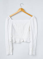 Chemisier blanc LINJIA SHOP pour femme seconde vue