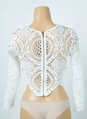 Top blanc BOOHOO pour femme seconde vue