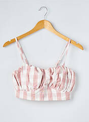 Top rose BOOHOO pour femme seconde vue