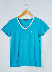 T-shirt bleu RALPH LAUREN pour femme seconde vue