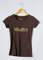 T-shirt marron KILIWATCH pour femme seconde vue