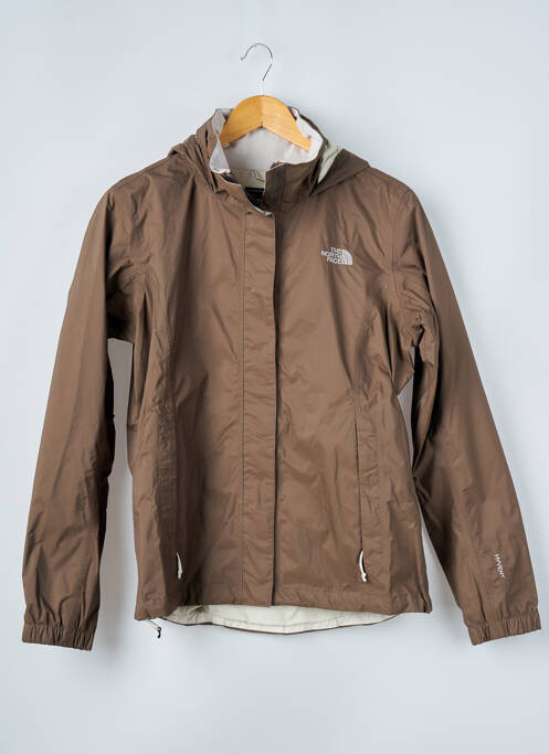 Imperméable manches longues a capuche marron THE NORTH FACE femme