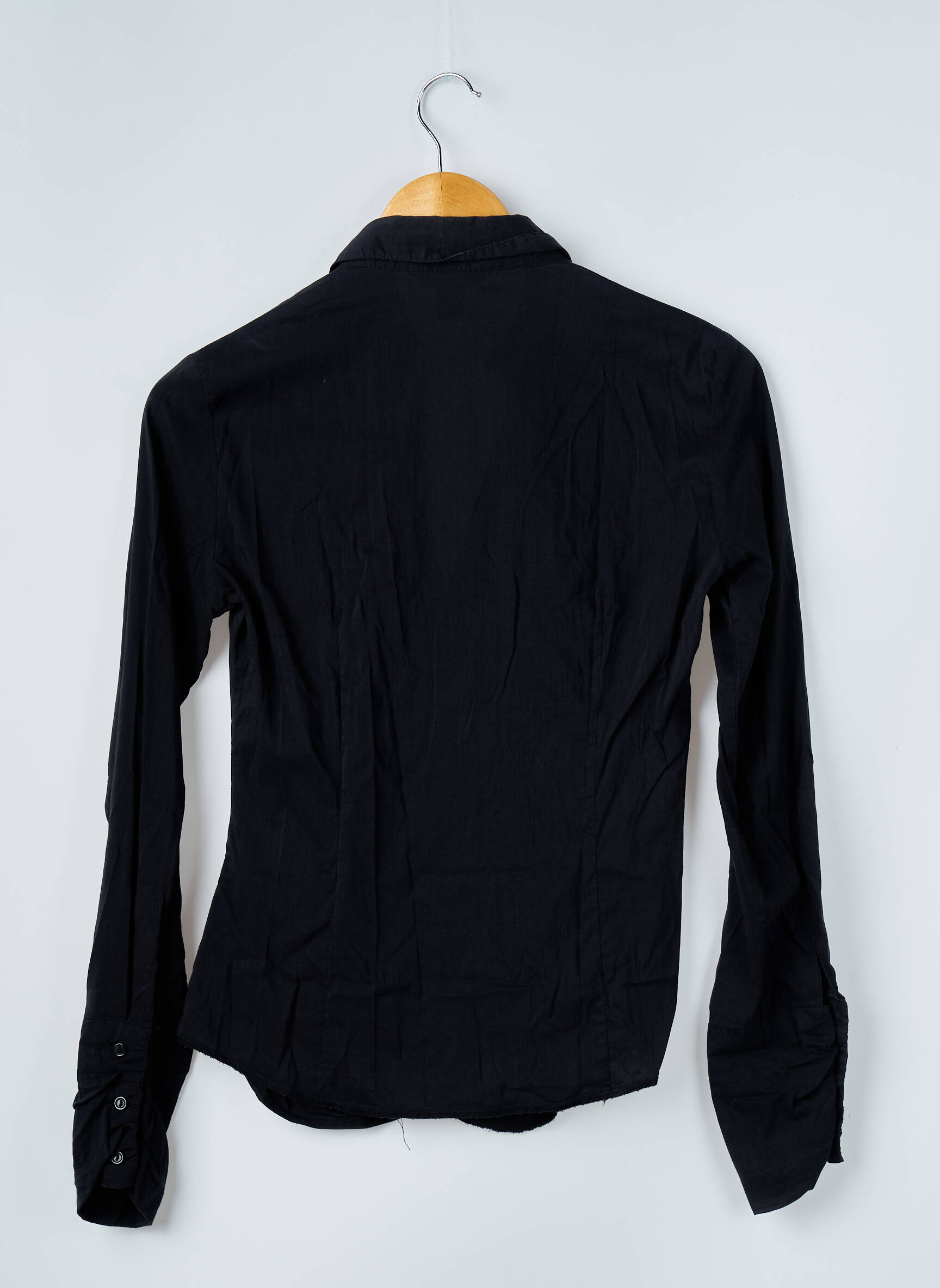 Chemisier Coupe Cintrée Noir H&m Femme 2509046-noir00 Modz