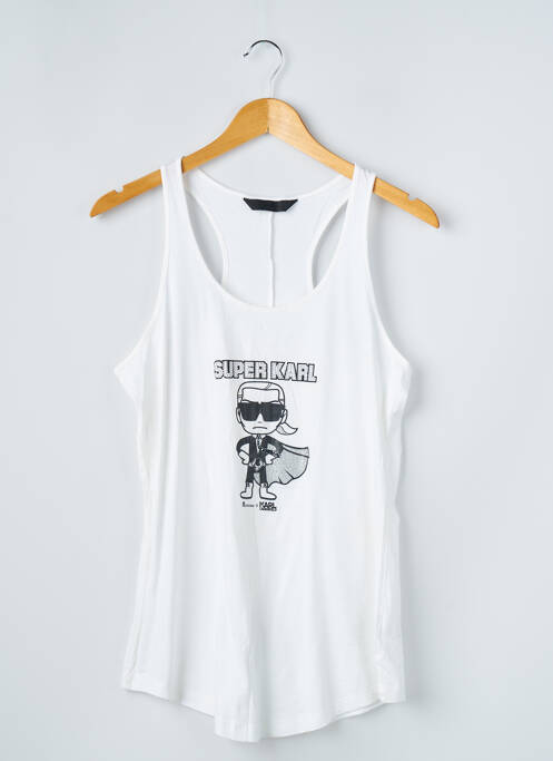 Débardeur blanc KARL LAGERFELD pour femme
