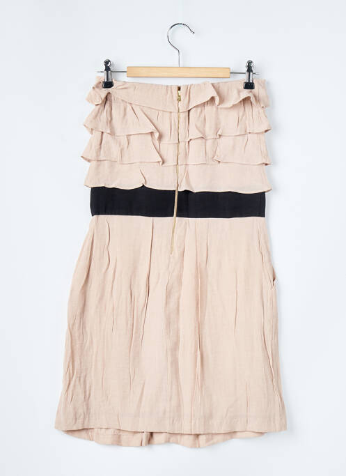 Robe courte beige SANDRO pour femme