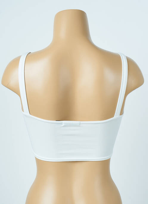 Top blanc BOOHOO pour femme