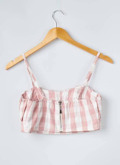 Top rose BOOHOO pour femme