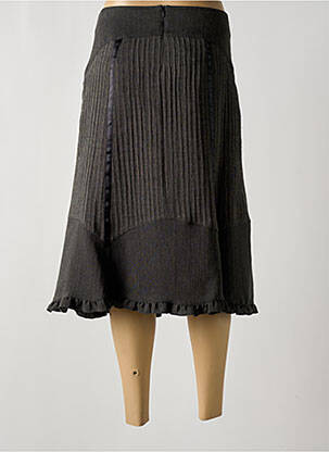 Jupe mi-longue coupe évasée gris TELMAIL femme