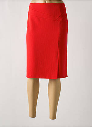 Jupe mi-longue stretch rouge GERRY WEBER femme