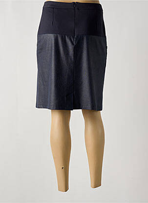 Jupe mi-longue stretch bleu MERI & ESCA femme